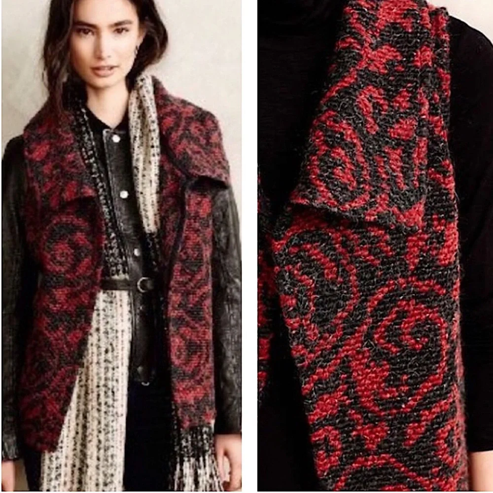 NWOT ANTHROPOLOGIE Dolan west coast Lightcatcher mohair wool drape vest XS new